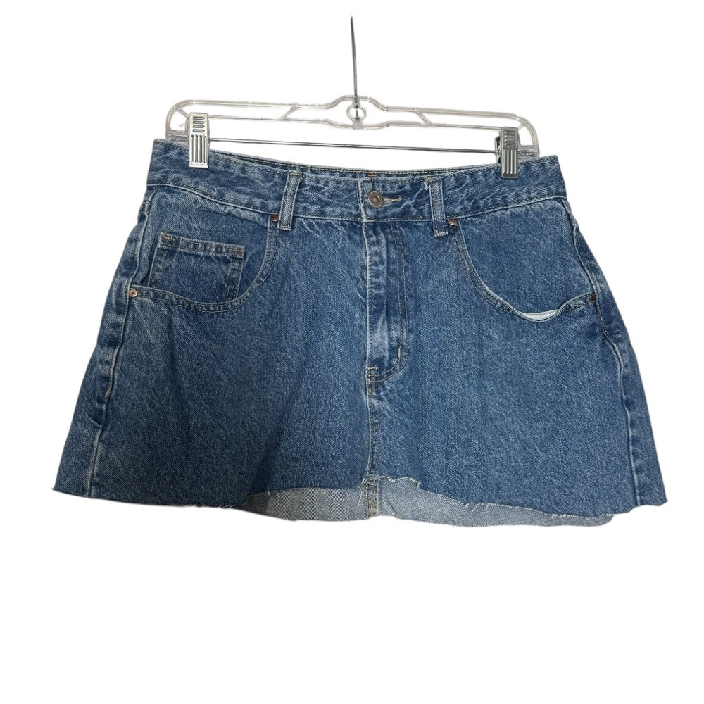 Cotton On Denim Skirt Slouch Mom Jean Blue Size 8 Jean Skirt